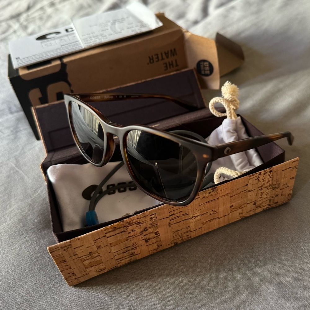 Costa Men's Brown Tortoise Sunglasses- Sullivan Frame
